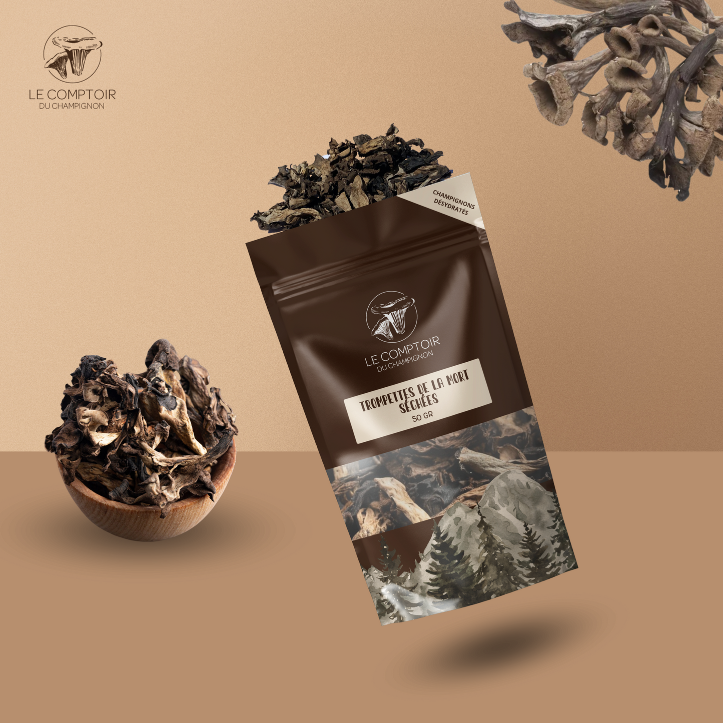 Trompette de la Mort 50g Qualité supérieure (UE)