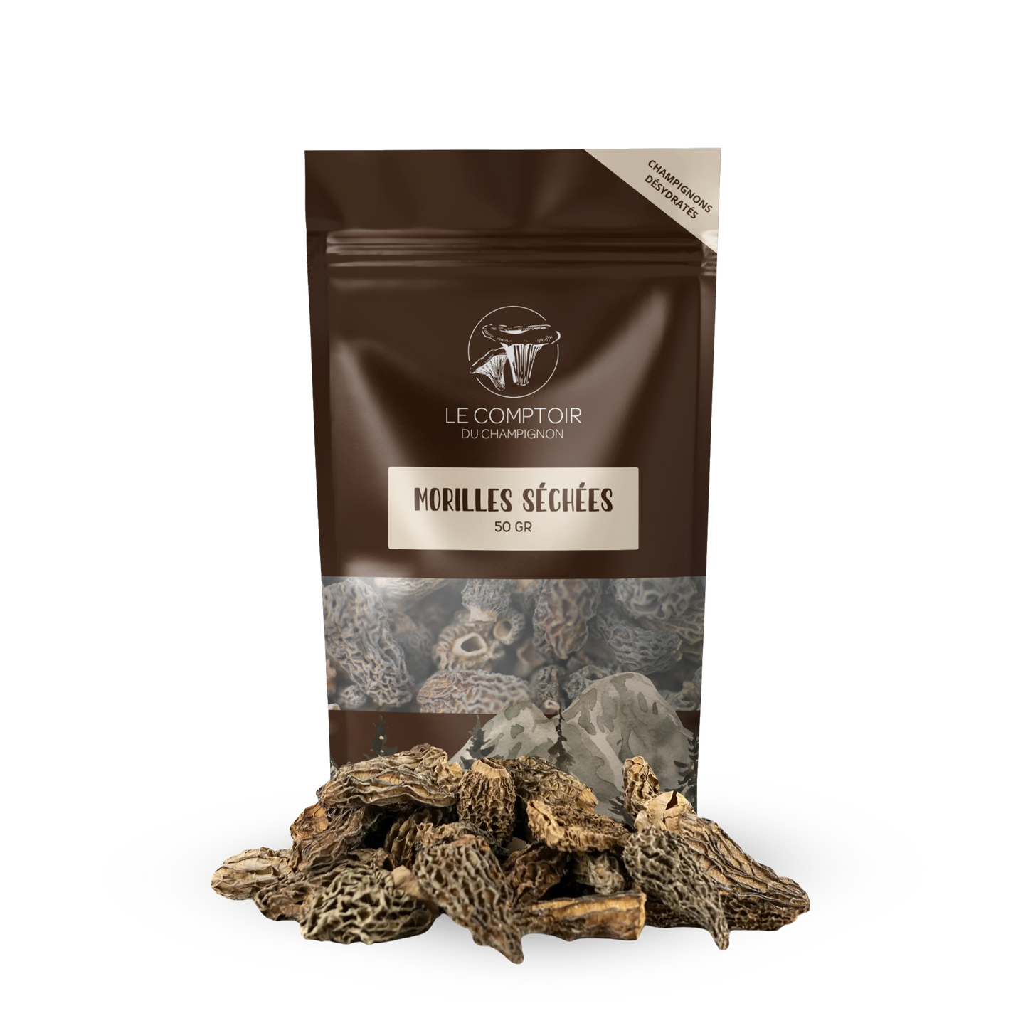 Morilles séchées