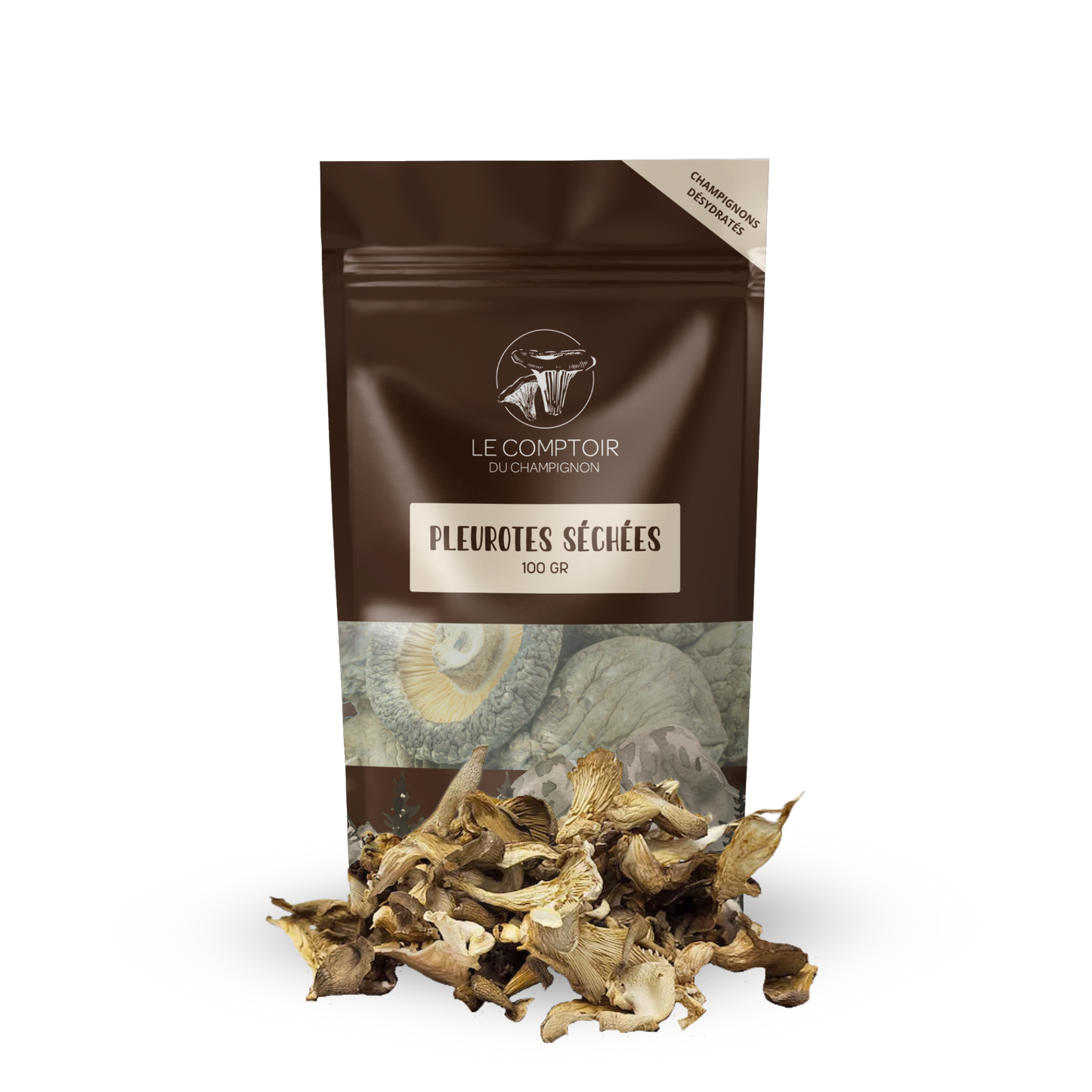 Pleurotes Séchées 100g Qualité supérieure