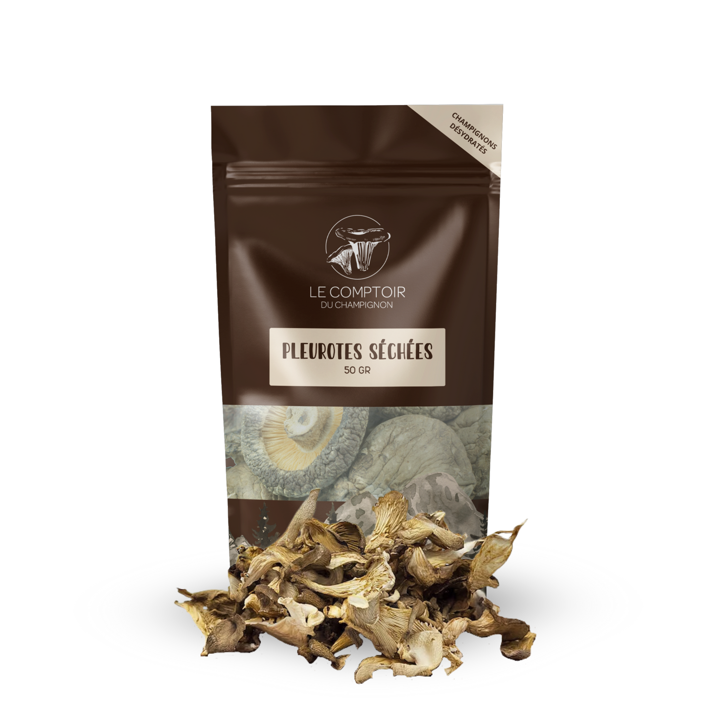 Pleurotes Séchées 50g Qualité supérieure