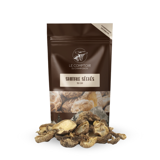 Shiitake Séchés 50g Qualité supérieure