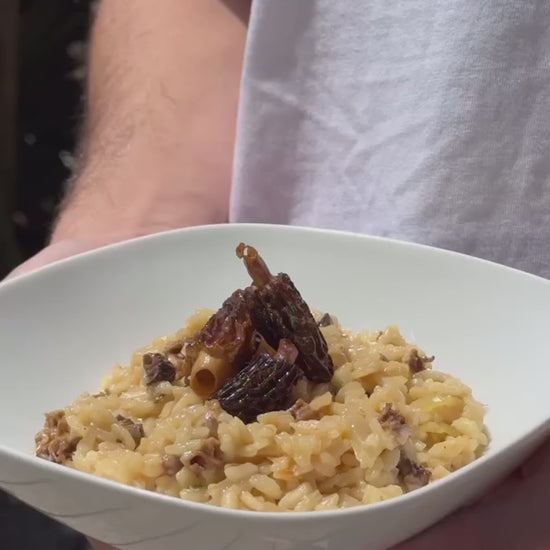 Champignons séchés du Comptoir du Champignon réhydratés et cuisinés par une cliente